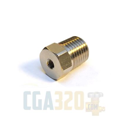 Picture of 1/4" x 10-32 Reducer - Nickel Plated