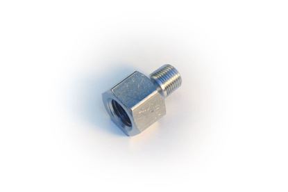 Picture of 1/8" NPT Male to 1/4" NPT Femal Adaptor - Nickle  Plated