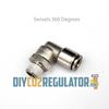 CO2 Regulator Push Connect CO2 Tubing Swivels